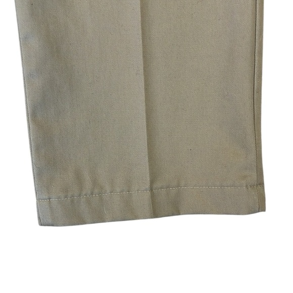 Lands End Chino Pants Traditional Fit Plain Front Straight Leg Comfort 34x33 - Picture 8 of 15